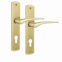 Ручки на планке ROSTEX Kredo 72мм (35-50мм) титан PVD матовый